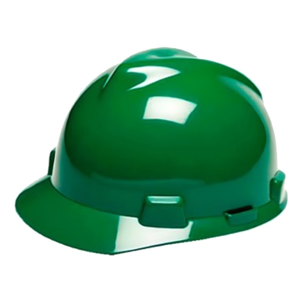 Casco De Seguridad Verde  V-Gard Tipo Jockey